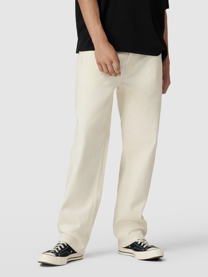 Jeans mit 5-Pocket-Design Modell 'THOMASVILLE' in offwhite