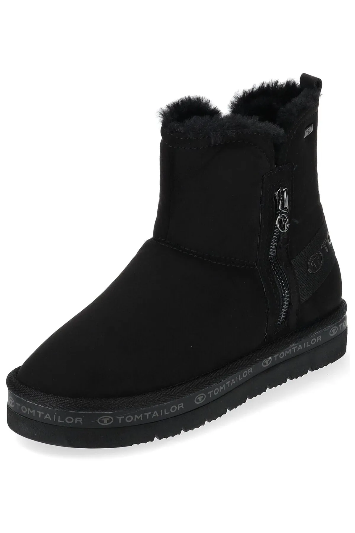 Tom Tailor  Stiefelette - Schwarz - Flacher Absatz