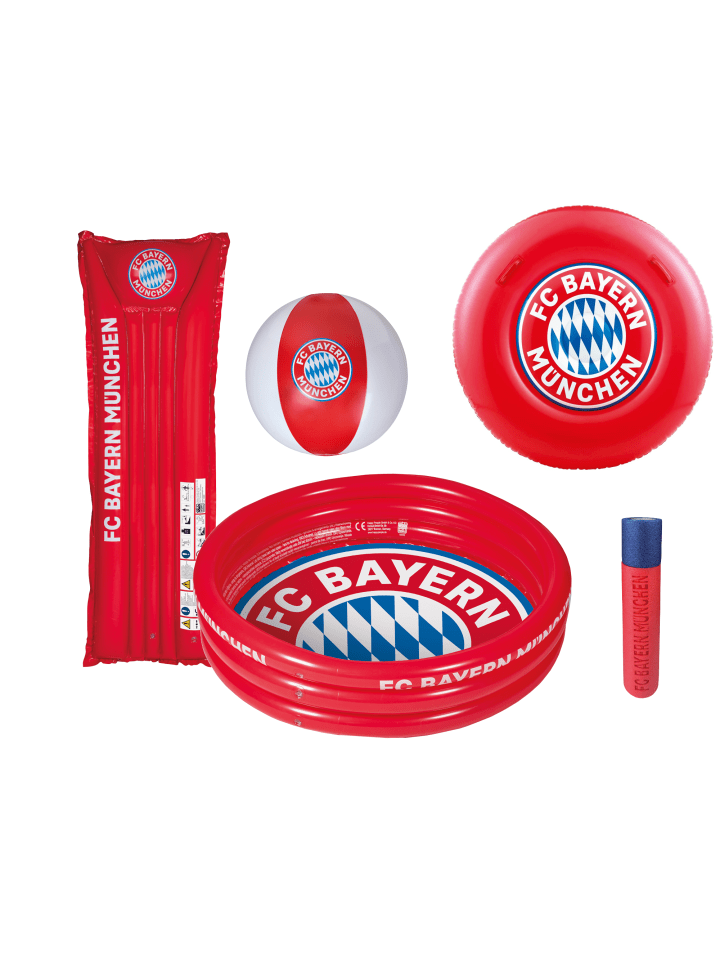 Happy People FC Bayern München Schwimmset (5-teilig) in rot günstig kaufen onesize