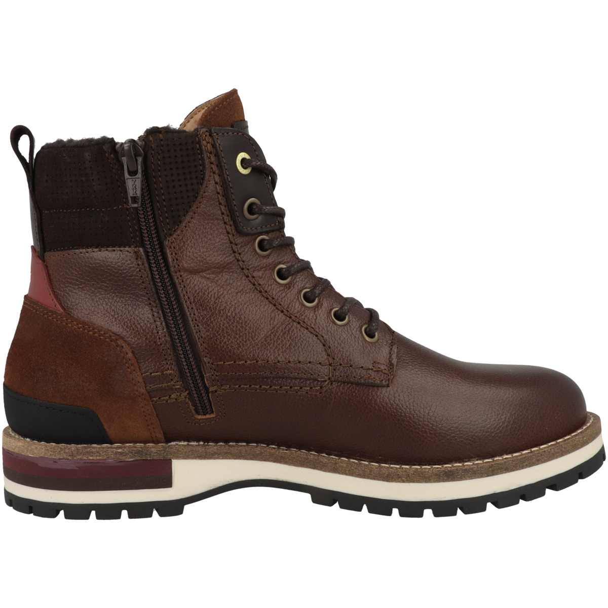 Pantofola d'Oro Pontida Fur Uomo High Schnürboots braun