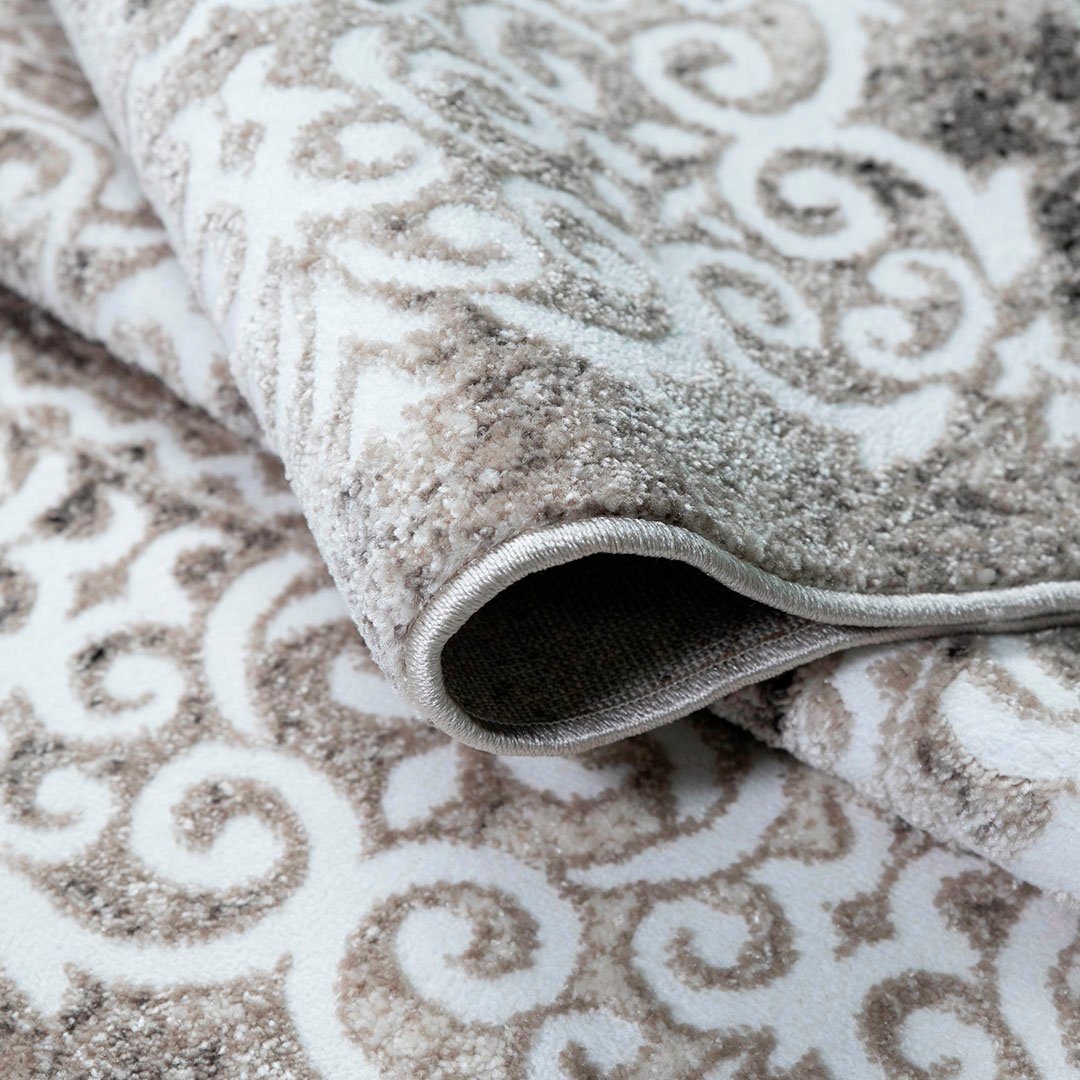 Teppich Dafna, my home, rechteckig, Höhe: 9 mm, Orient-Optik, Vintage Design, Kurzflor, pflegeleicht, leichter Glanz
