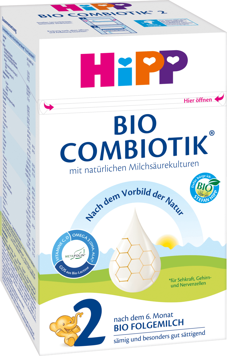 Folgemilch 2 Combiotik nach dem 6. Monat, 600 g