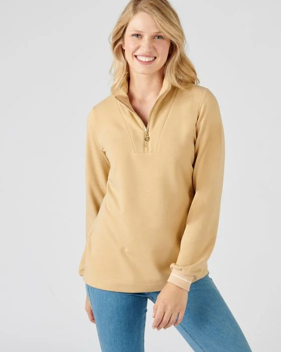 Sweat-shirt en molleton gratté