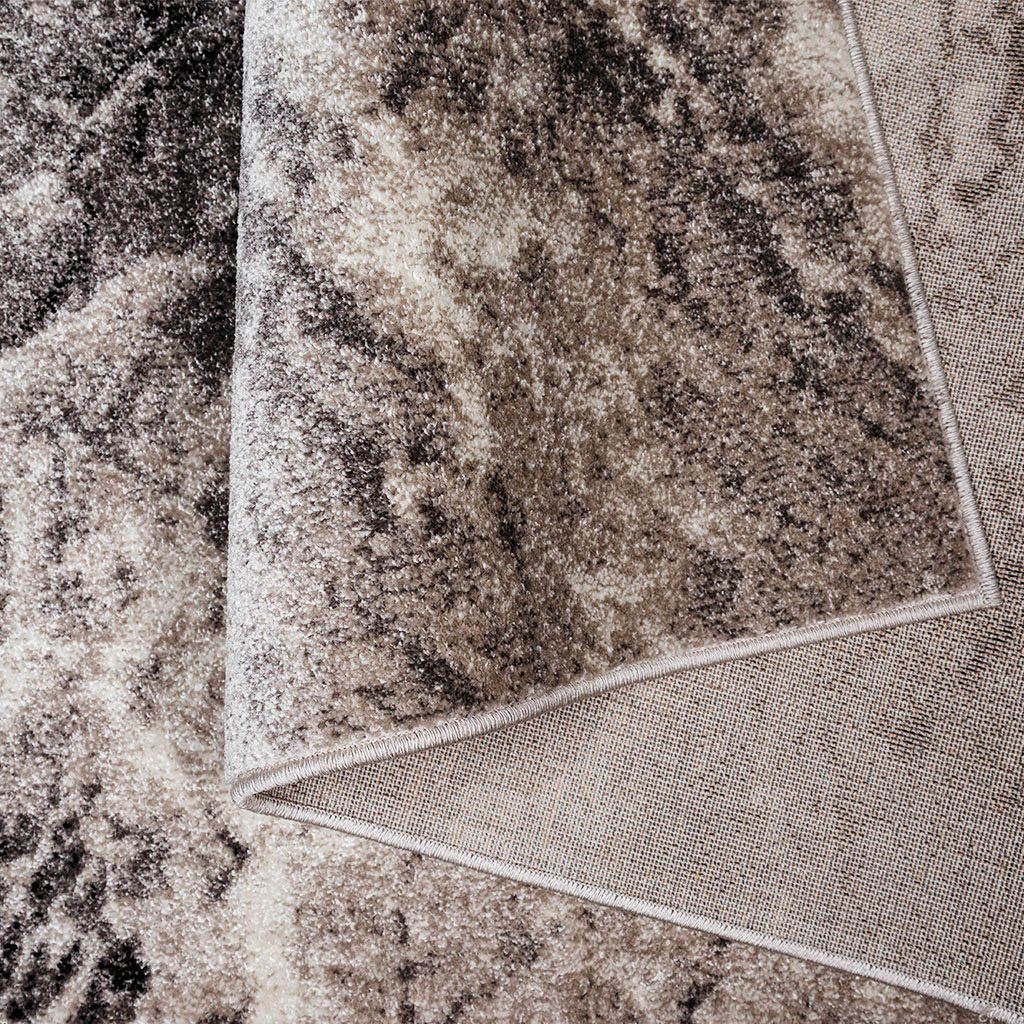 Teppich Saniel, Home affaire, rechteckig, Höhe: 9 mm, mit besonders weichem Flor, Kurzflor, Marmor-Optik