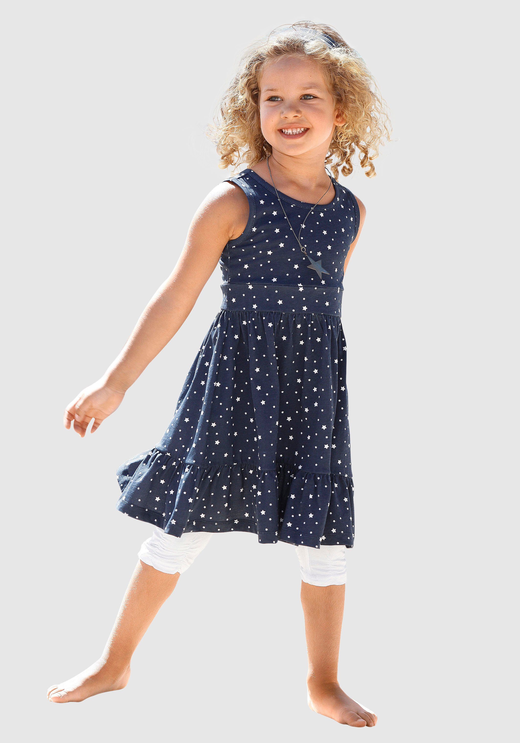 KIDSWORLD Jerseykleid STERNE (Packung, 2-tlg) mit Haarband