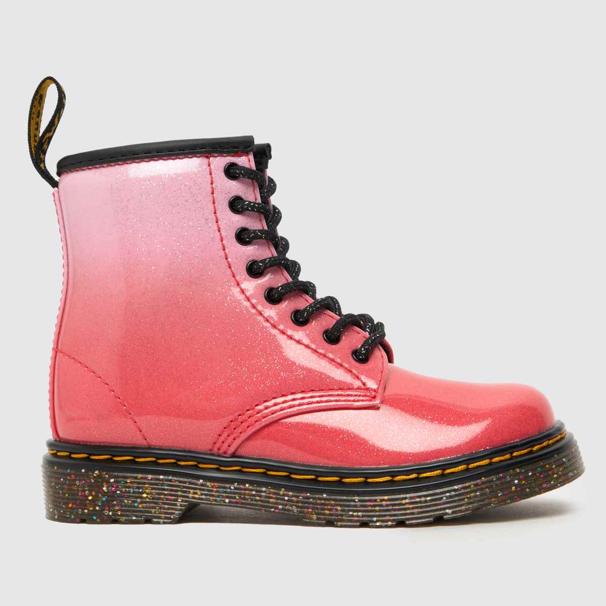 Dr. Martens 1460 csillámos lányka kisgyermek csizma rózsaszín