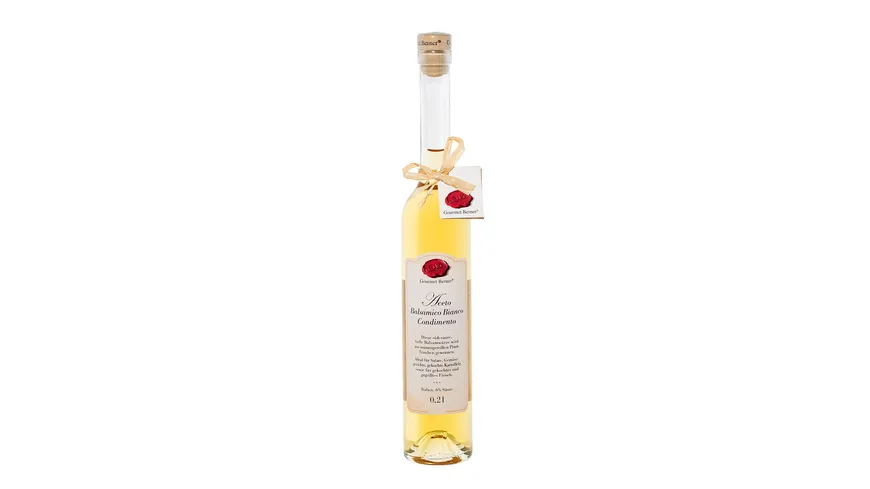 Gourmet Berner Aceto Balsamico Bianco Condimento 200 ml