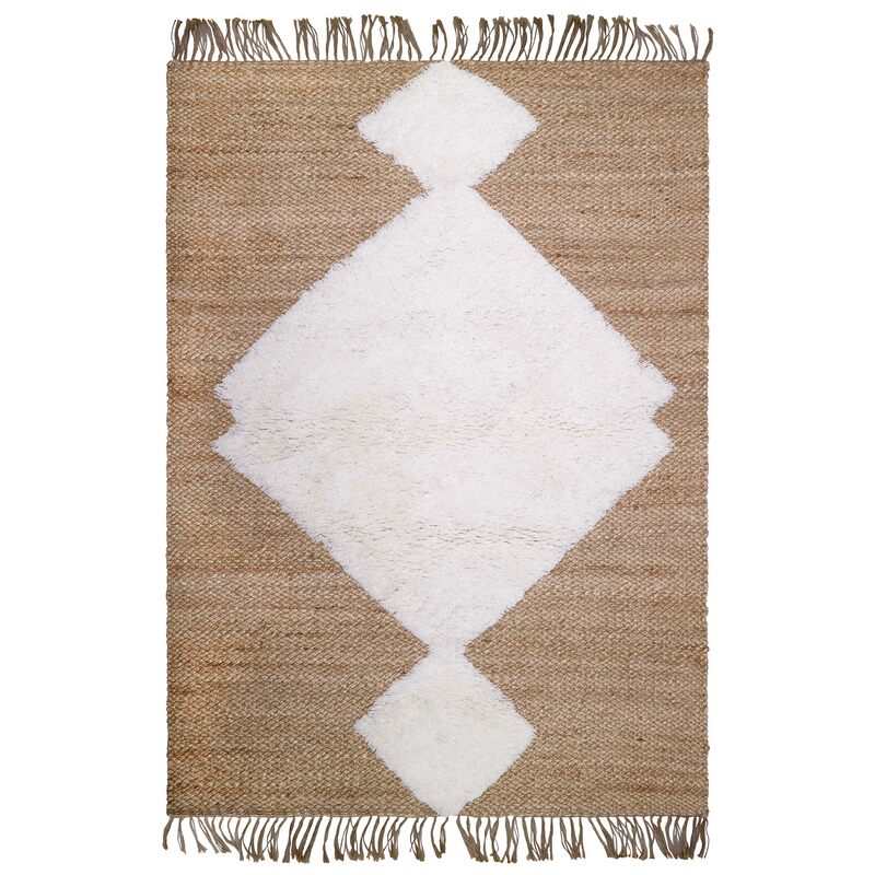 Tapis jute & laine 110x170cm ELTON