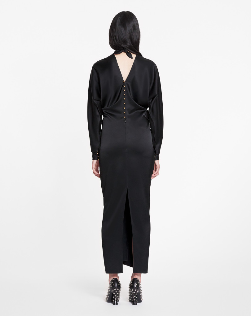 ROBE MI-LONGUE À MANCHES KIMONO