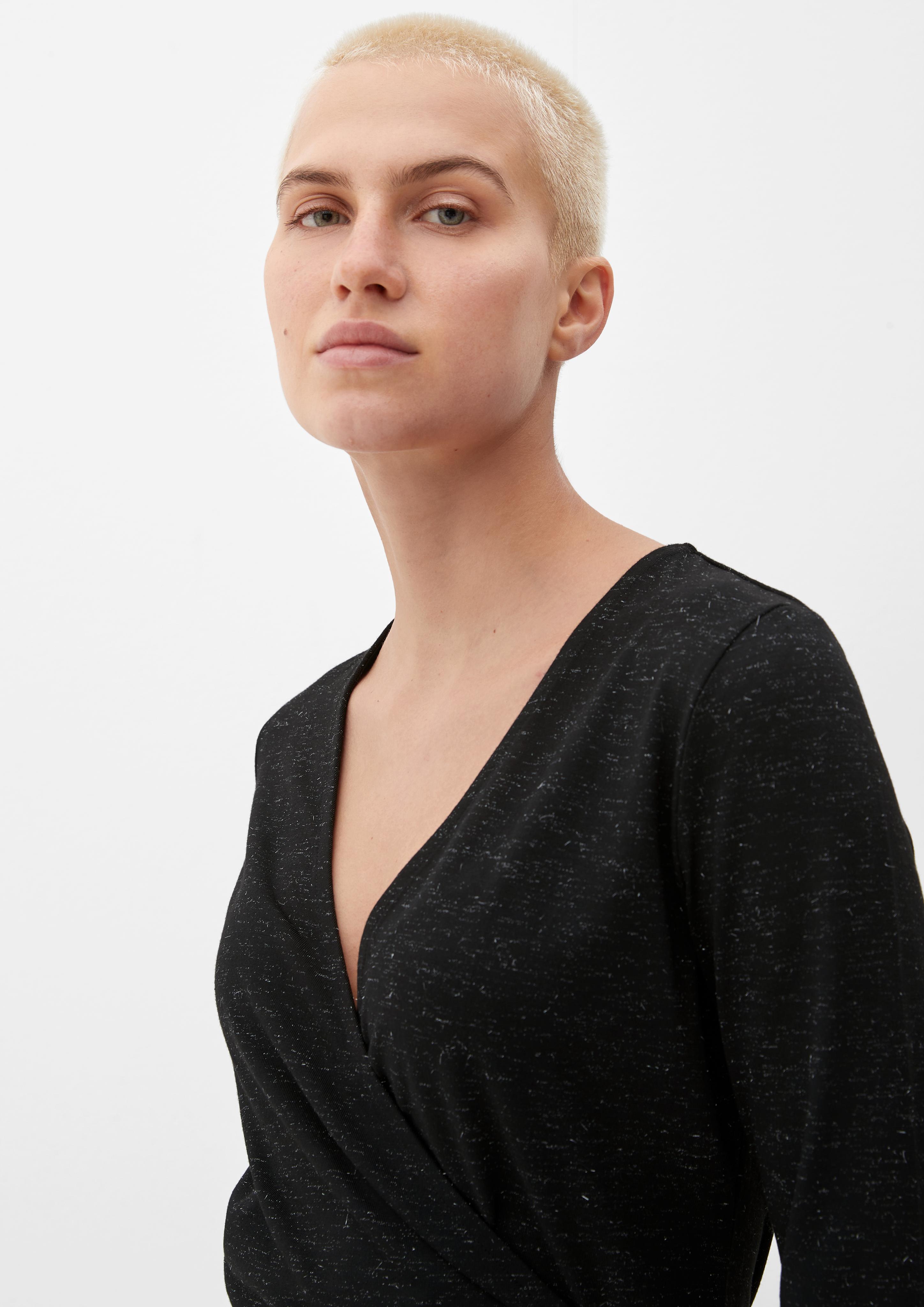 Longsleeve in Wickeloptik  2125956-9999