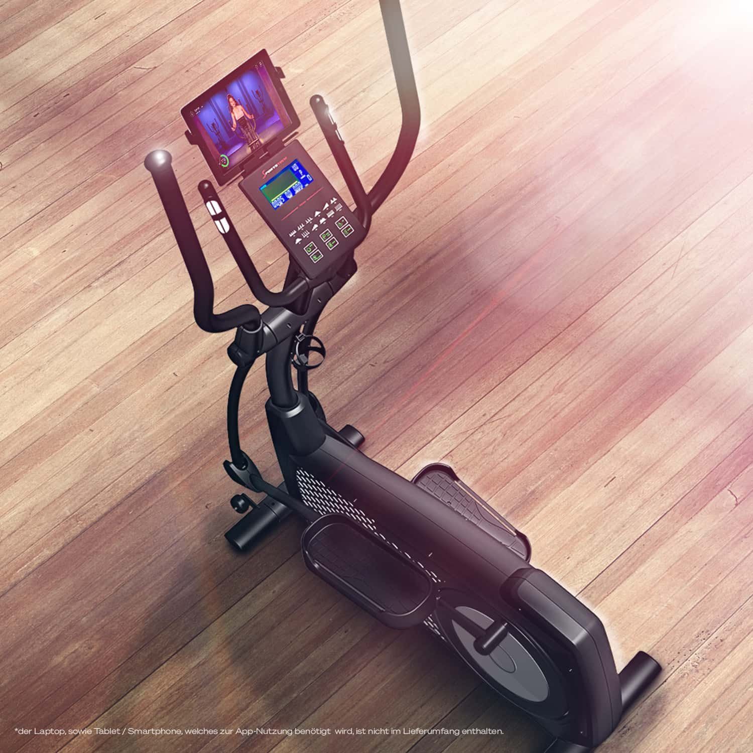 Sportstech Crosstrainer CX2, Stromgenerator, Interaktive Video-Events & Multiplayer-App