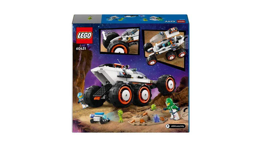 LEGO City 60431 Weltraum-Rover mit Außerirdischen