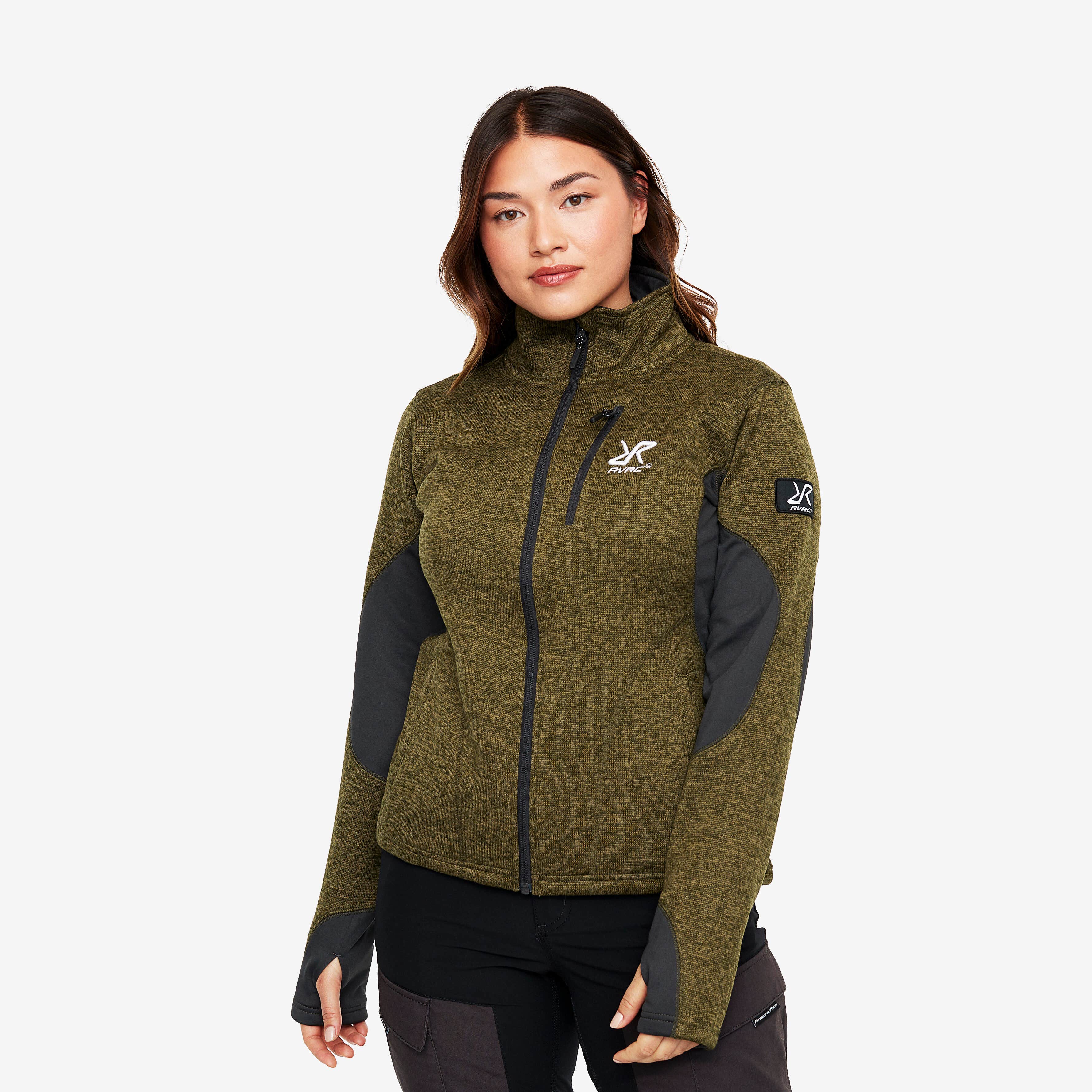 Fusion Fleece Femme Burnt Olive