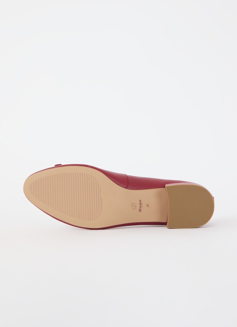 Dune London Ihailtavan nahkaiset ballerinat