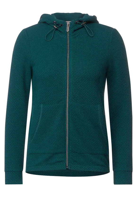 CECIL Cooler Cardigan mit Kapuze