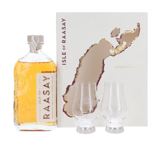 Raasay Batch R-02.1 mit 2 Gläsern 0,7 l·46,4 % vol