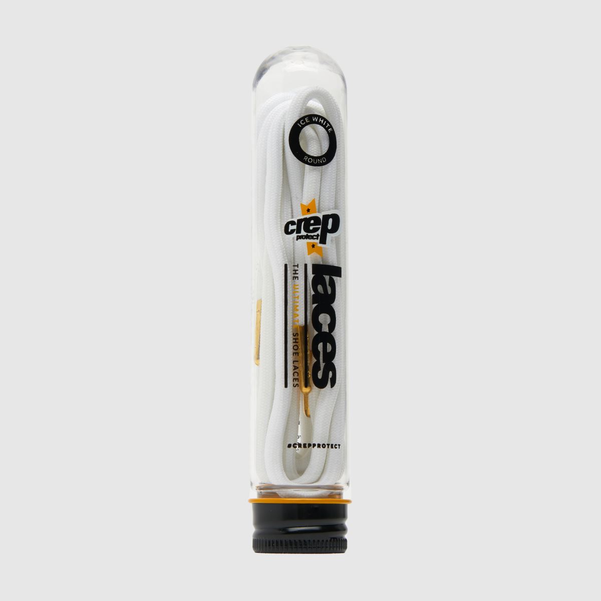 Crep Protect bele okrogle vezalke