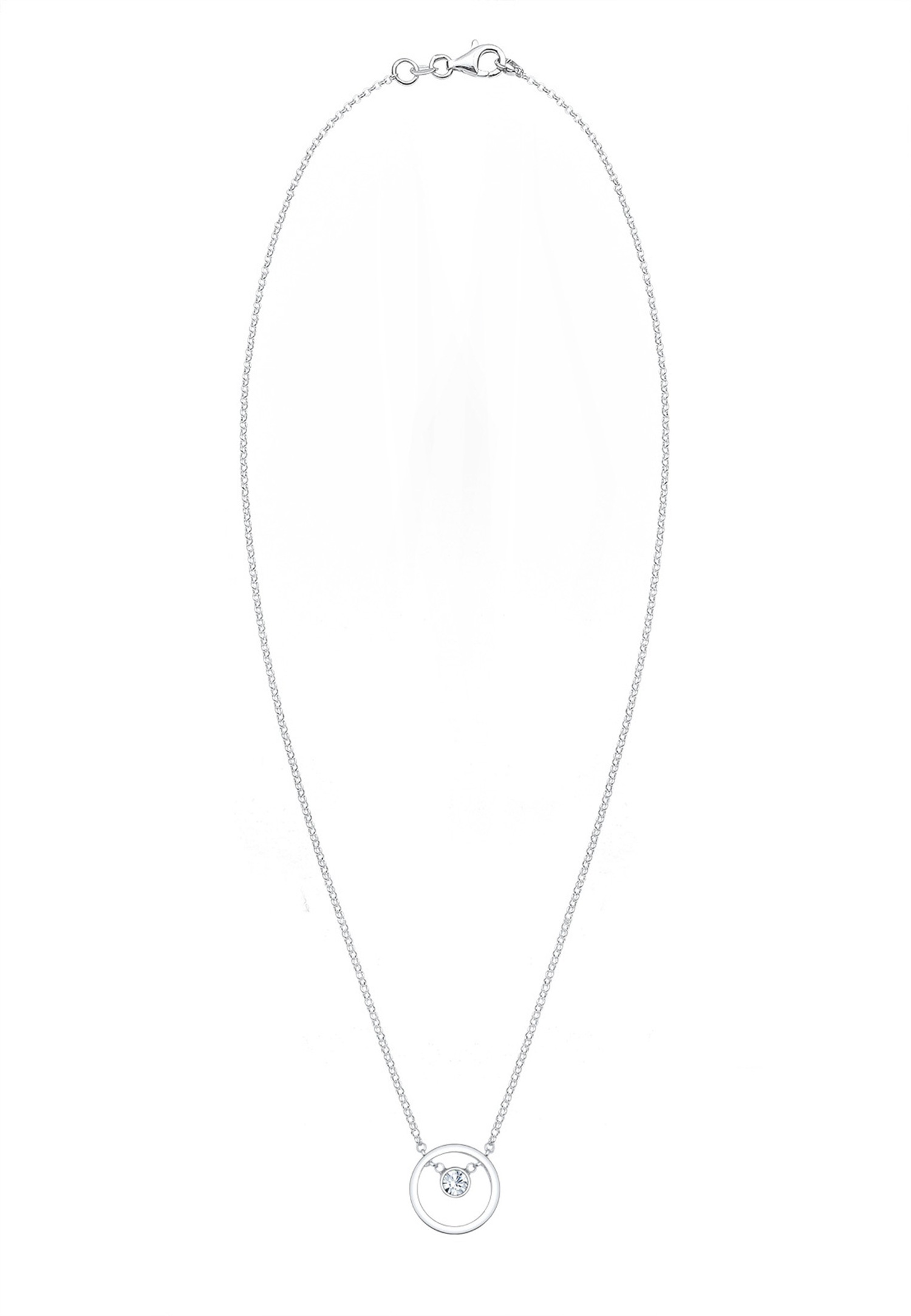 Colier Elli cerc de cristal Elli argint 925/1000