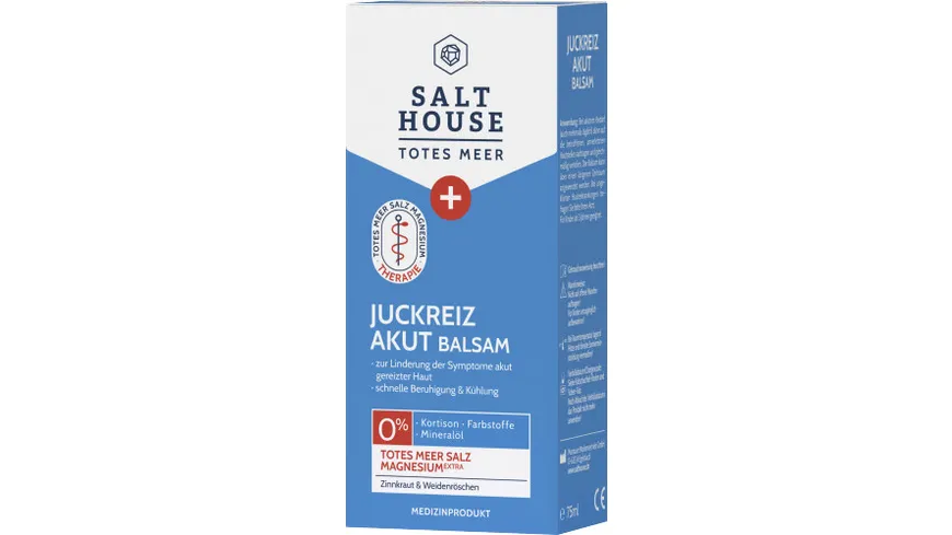 SALTHOUSE® Totes Meer Therapie Juckreiz Akut Balsam 75 ml