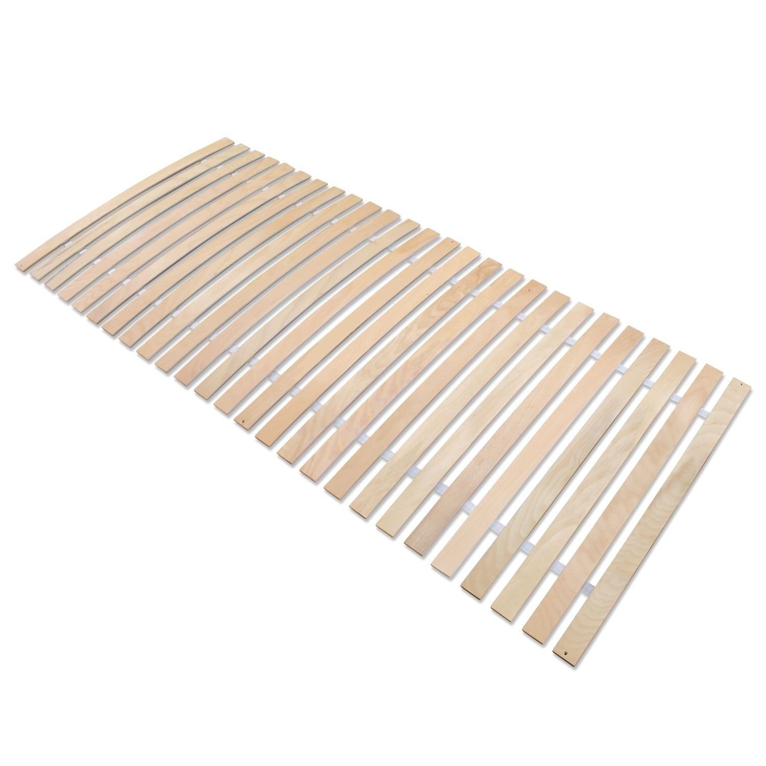 Rollrost, Coemo, Kopfteil nicht verstellbar, Fußteil nicht verstellbar, Rollrost 26 flexible Federholzleisten, stabiler Rolllattenrost 80x200