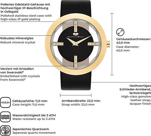 Rhodenwald & Söhne Armband-Uhr Lucrezia