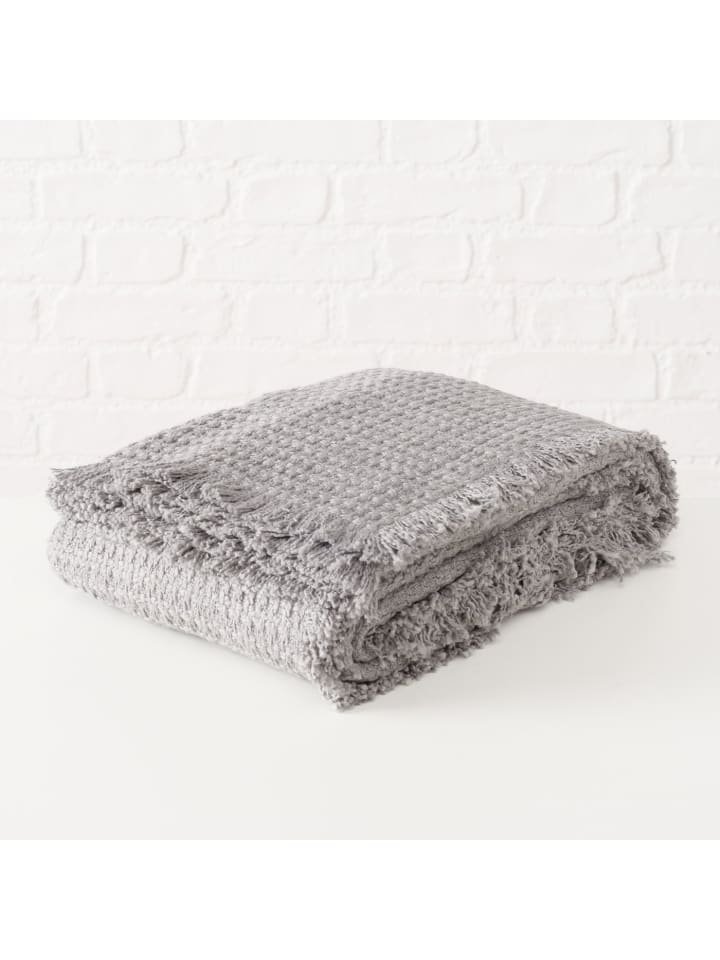 Boltze Decke in grau günstig kaufen onesize