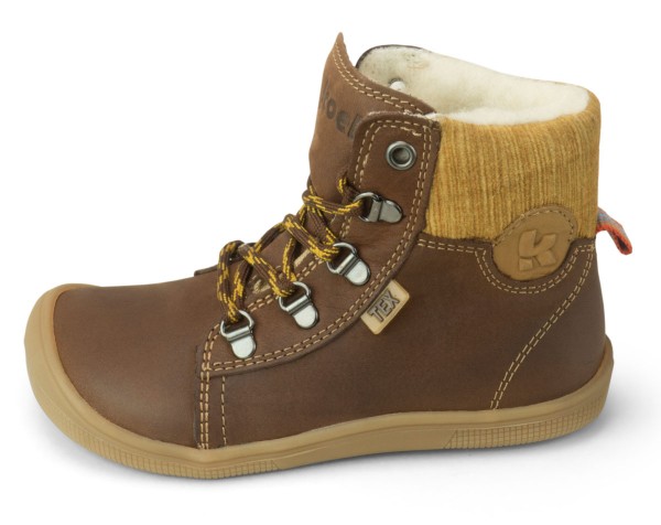 Koel bare ~ Deemer HighCut Schnürschuh Winter + Tex ~ Chocolate