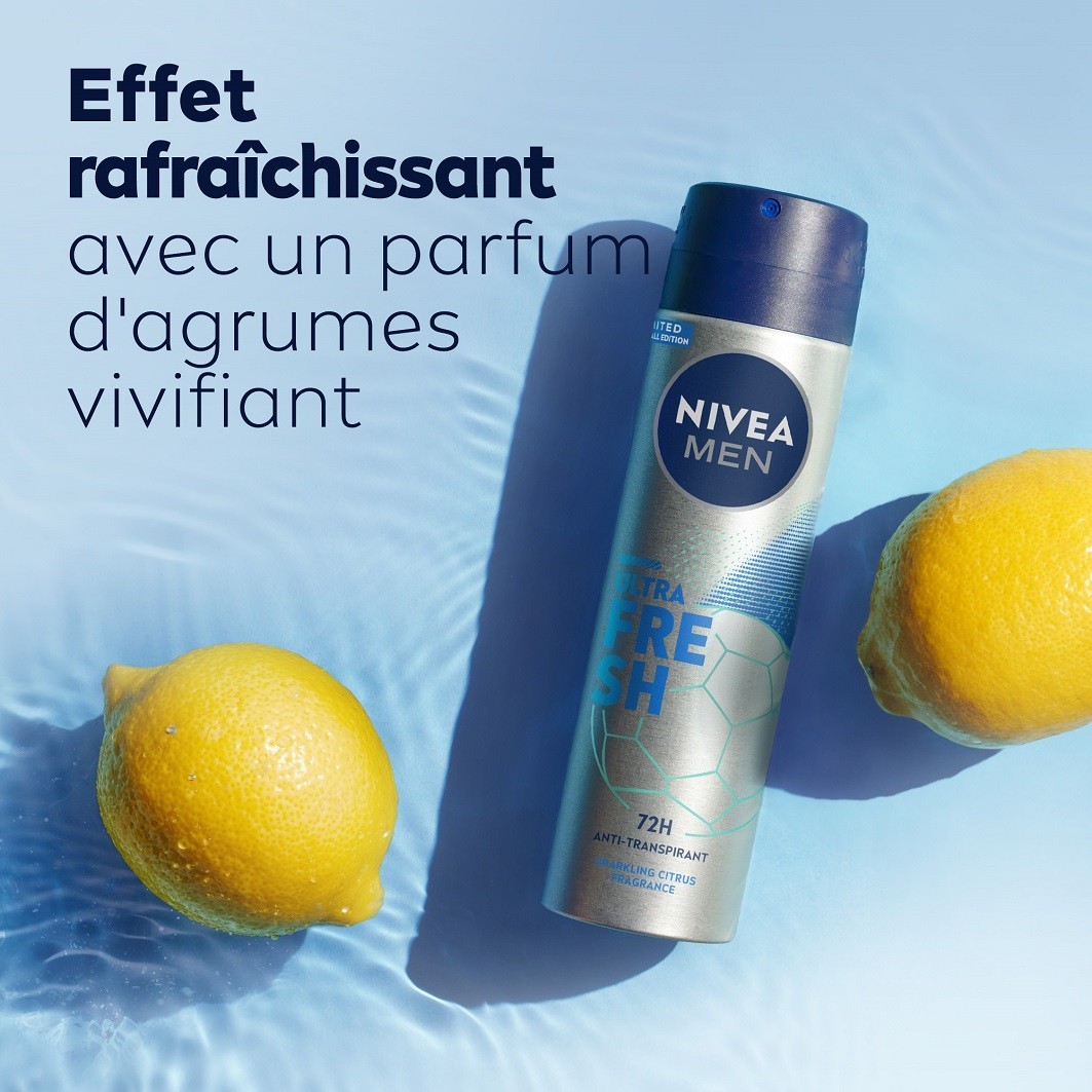 NIVEA Men's Deodorant Spray 72H Citrus