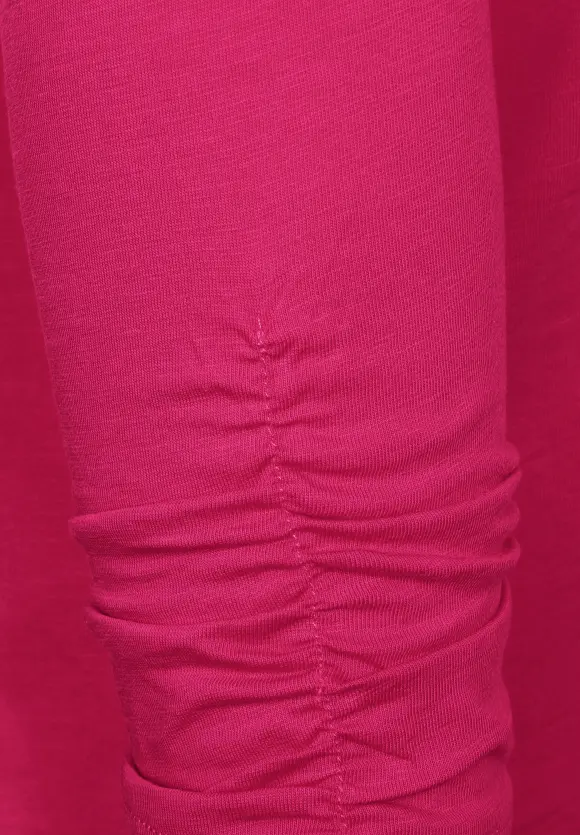 Street One Shirt mit gerafftem Arm