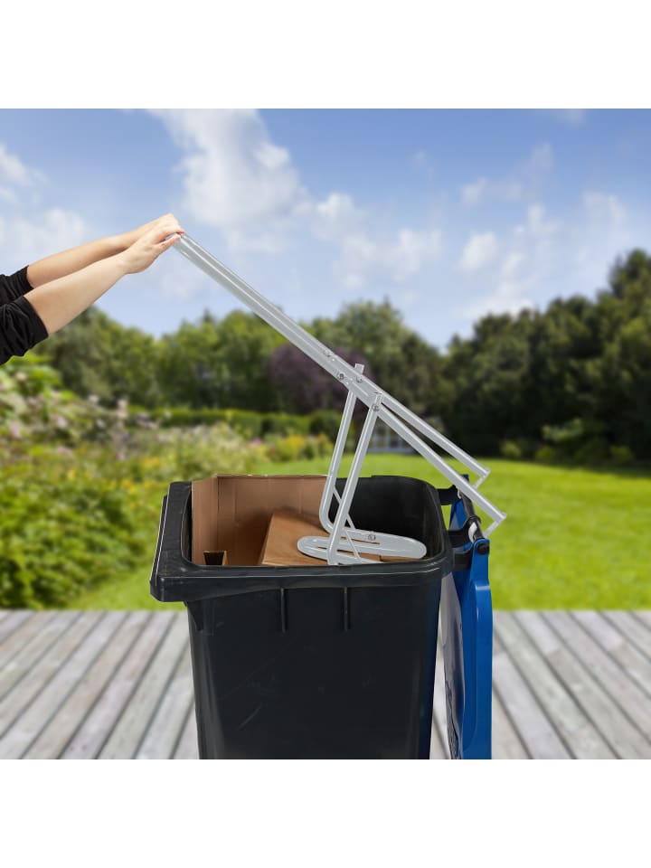 relaxdays Müllpresse in Grau günstig kaufen onesize