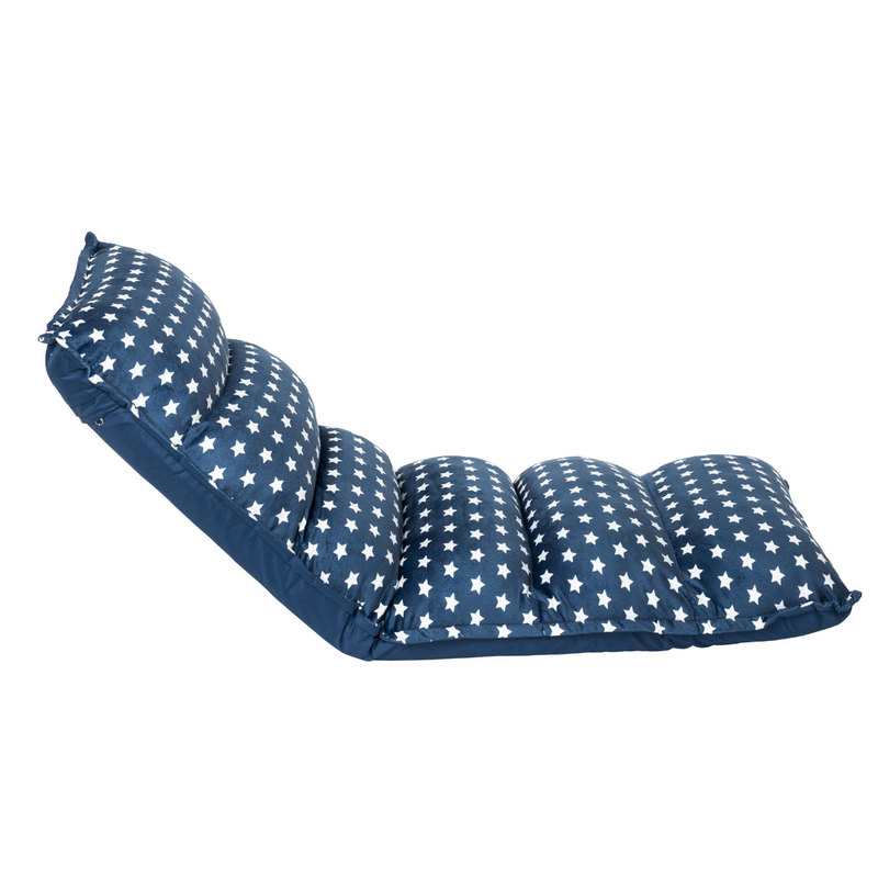 Fauteuil multi-positions étoiles bleu et blanc Oxybul