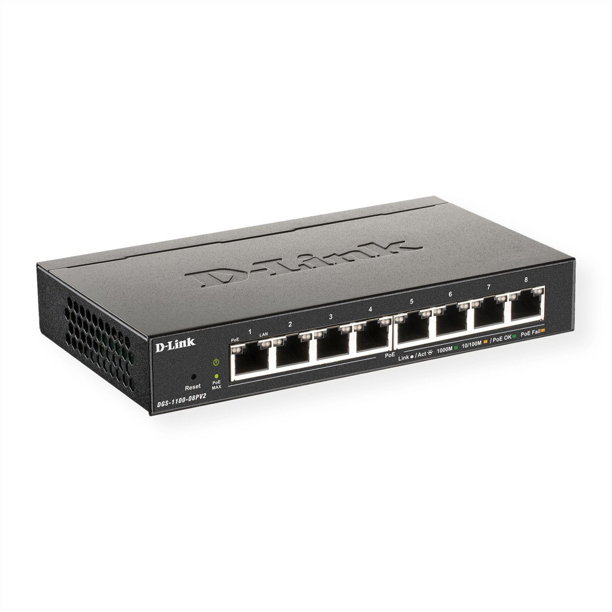 D-Link DGS-1100-08PV2 Gigabit Smart Managed Switch Netzwerk-Switch