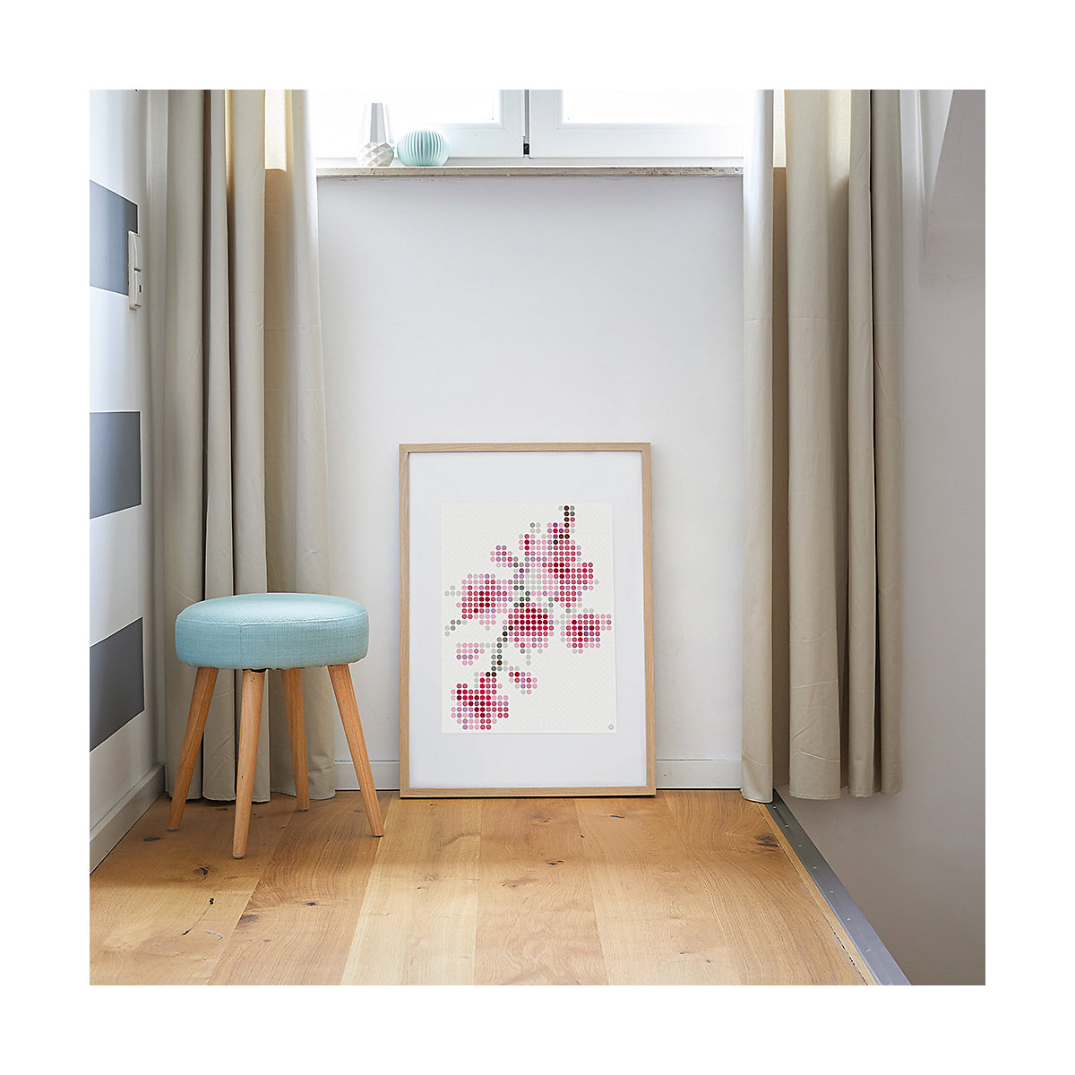 dot on art- blossom, 30 x 40 cm