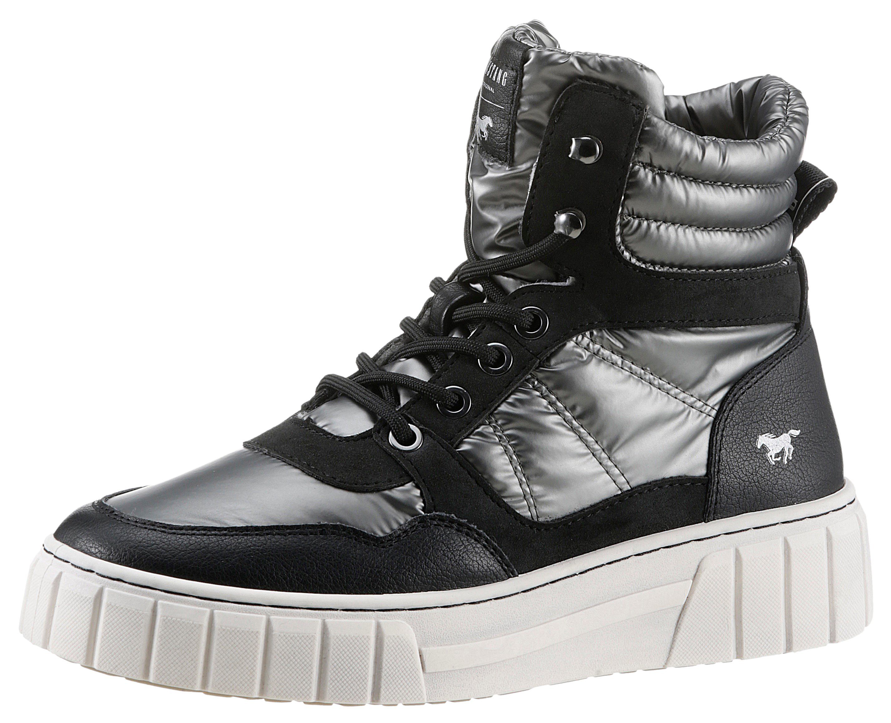 Mustang Shoes Winterboots mit gepolstertem Schaftrand