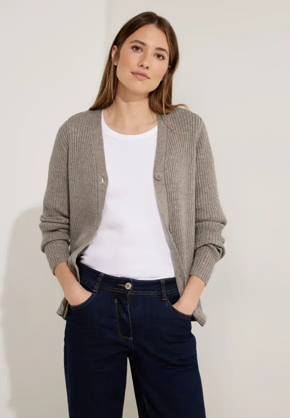 CECIL Strick Cardigan in Melange