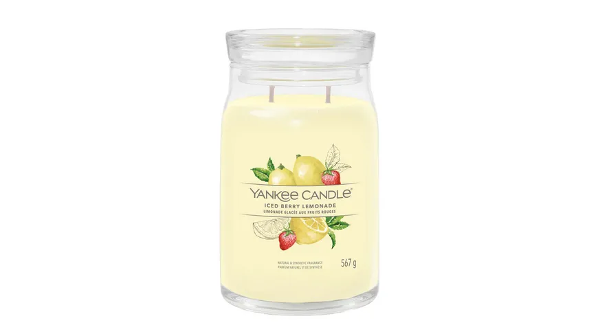 Yankee Candle Duftkerze Signature Large Jar Iced Berry Lemonade Iced Berry Lemonade