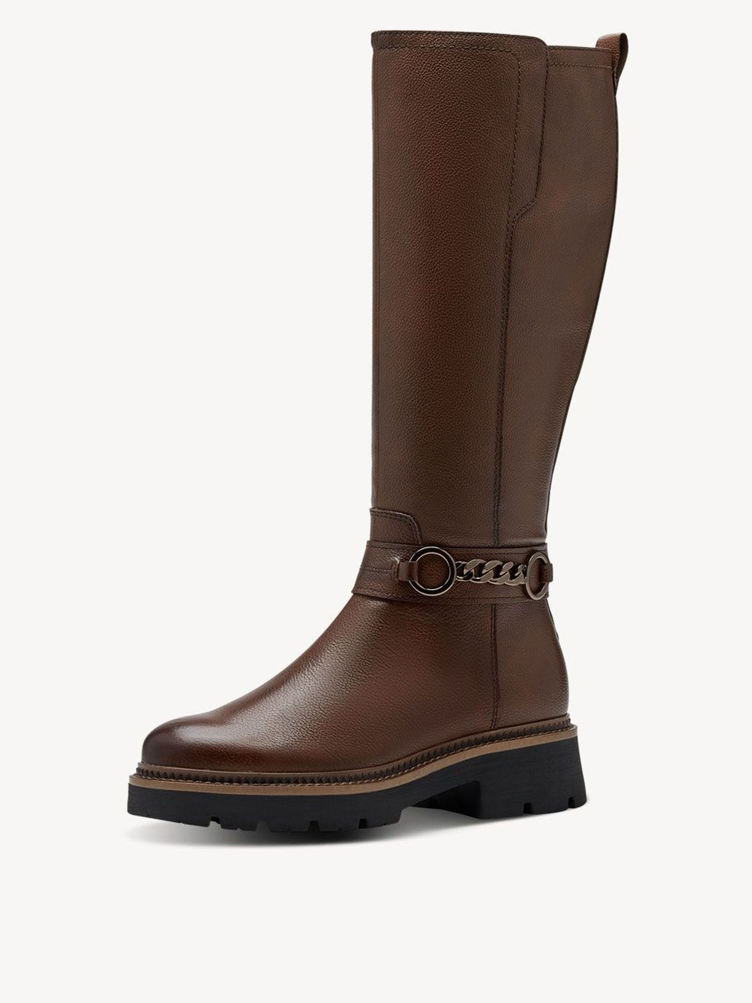 Bottes en cuir - marron