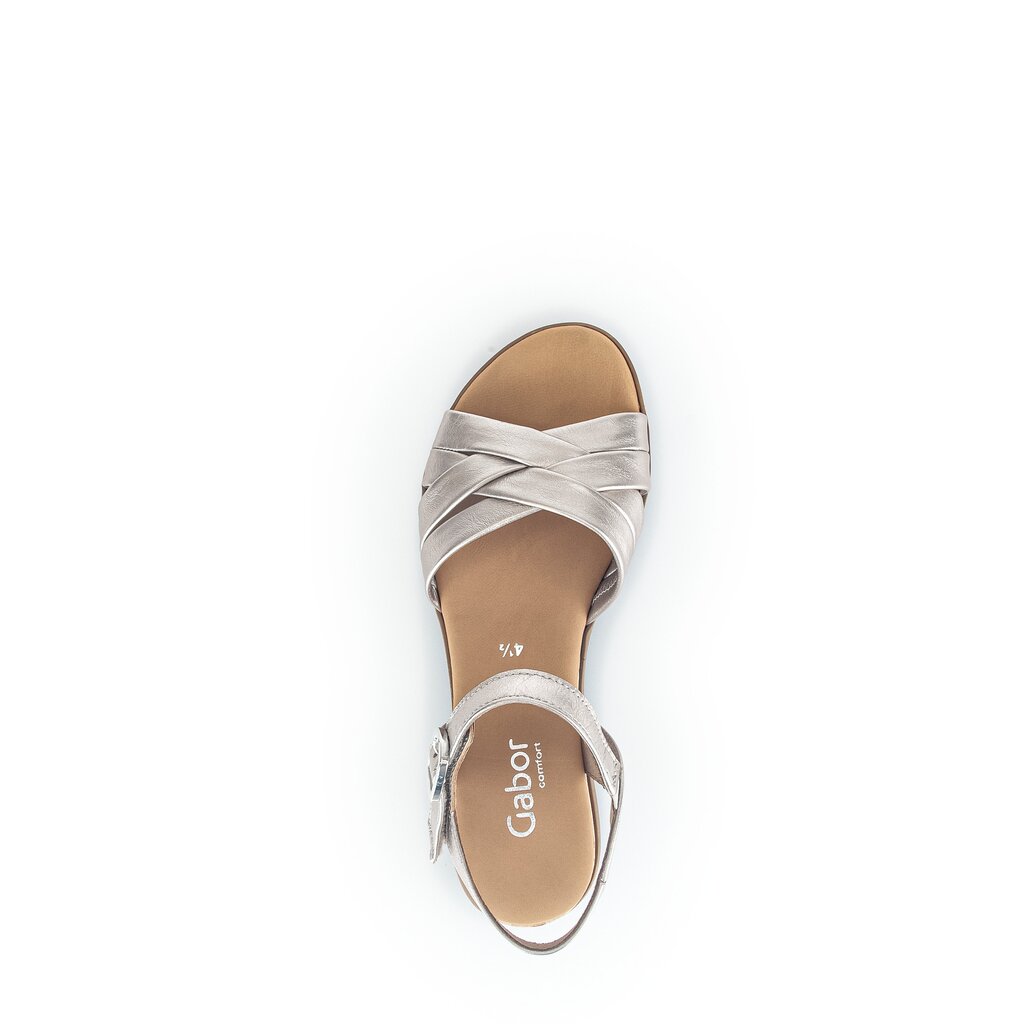 Gabor comfort Keilsandalette gold