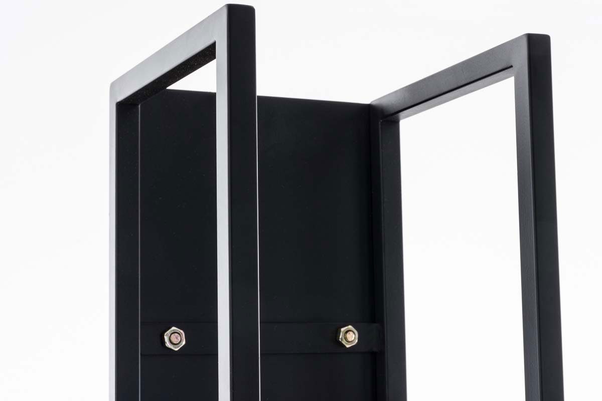 CLP Kaminholzregal Spark, BxTxH:25x25x80 cm, Edelstahl oder Metall