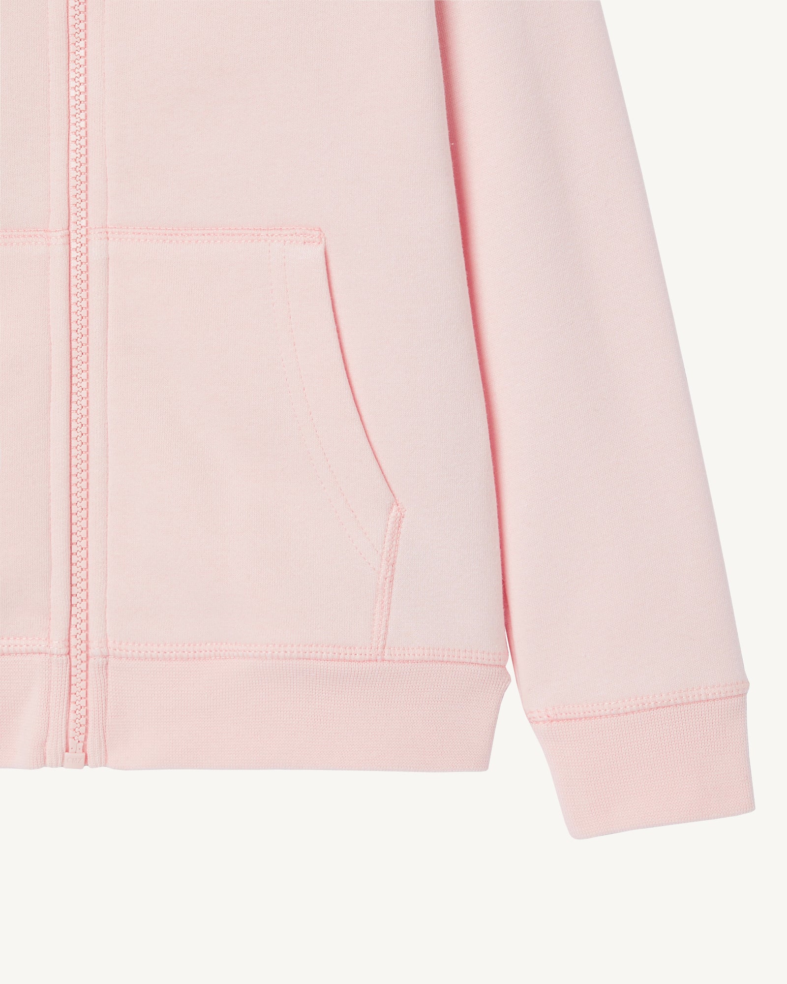Sweat à capuche enfant en coton biologique Rose clair Tijuana