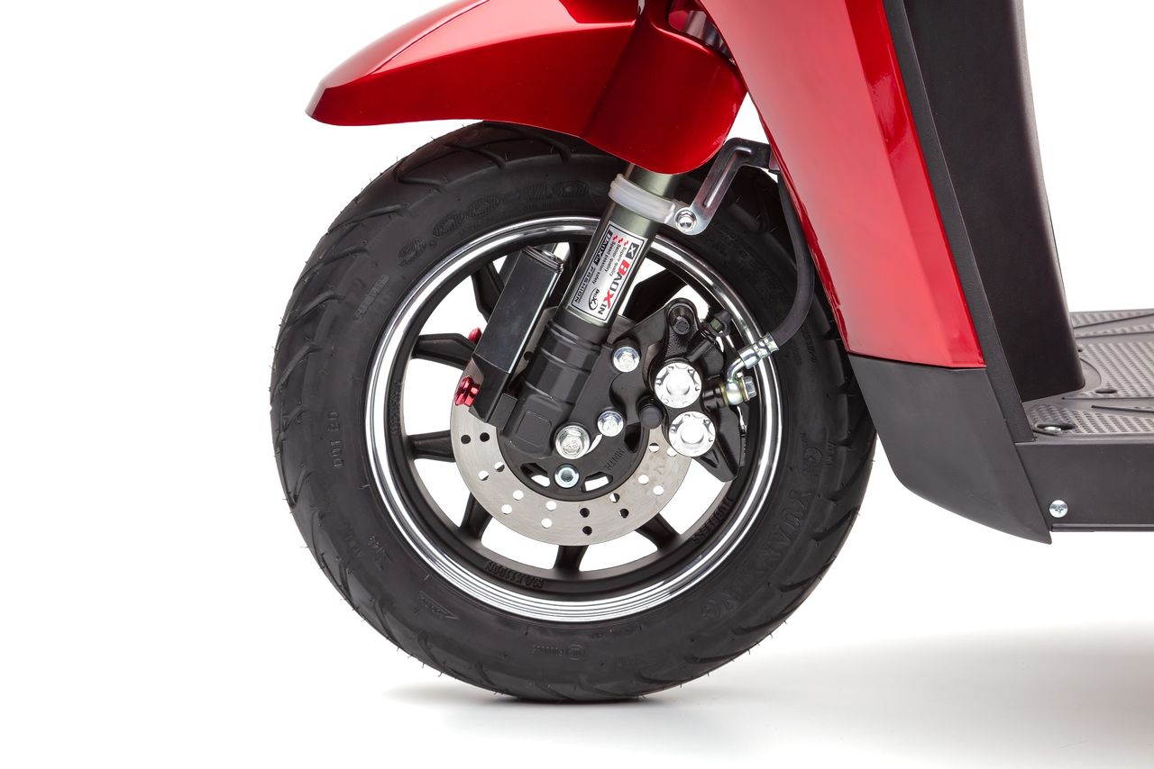 Econelo Elektro Dreirad Roller J1000 Lithium Rot