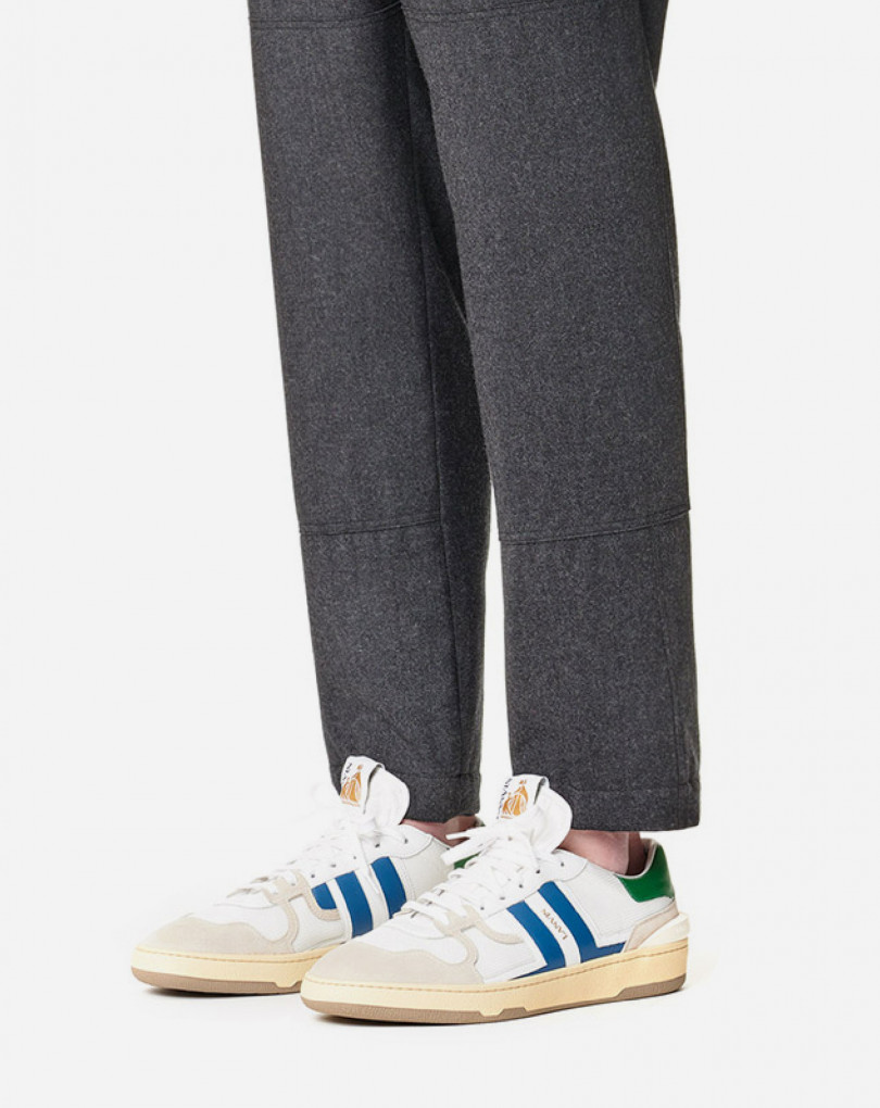 SNEAKERS BASSES CLAY EN CUIR