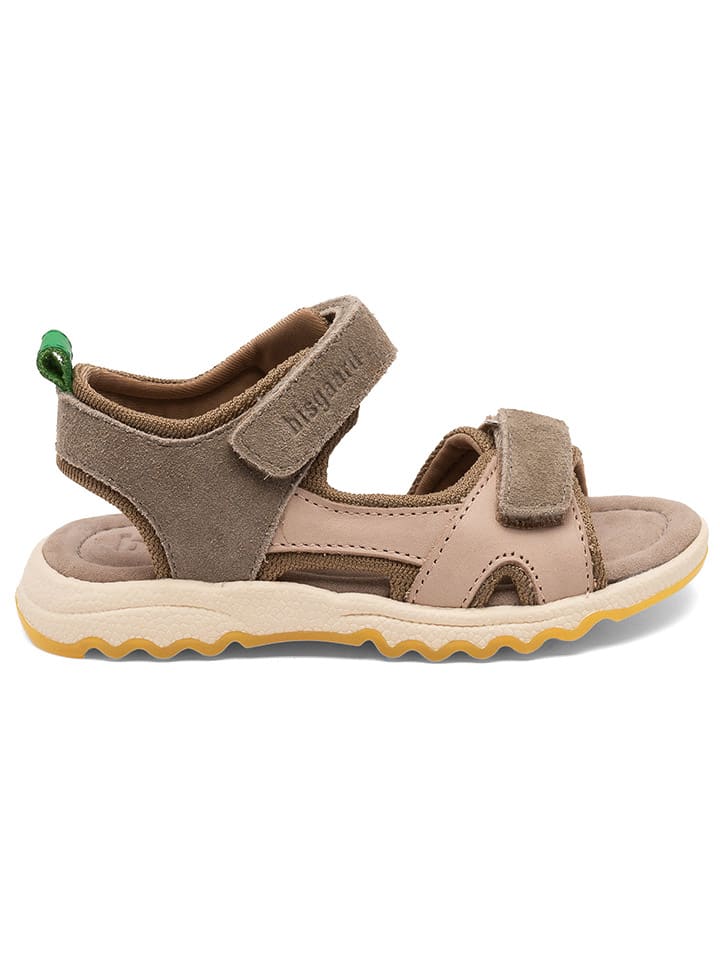 bisgaard Sandalen in Khaki/ Beige günstig kaufen
