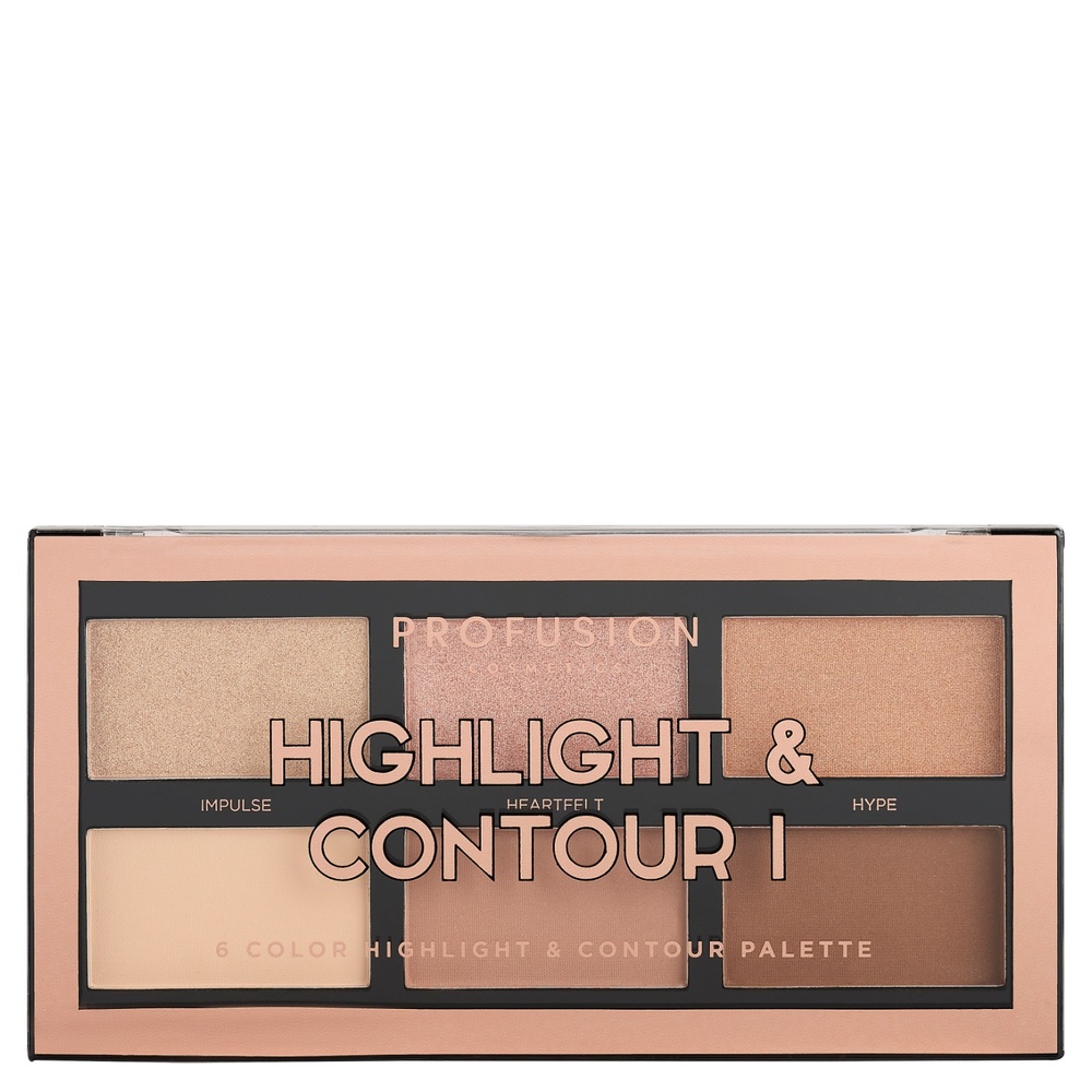 Profusion Cosmetics Palette Teint Highlight & Contour Palette de maquillage
