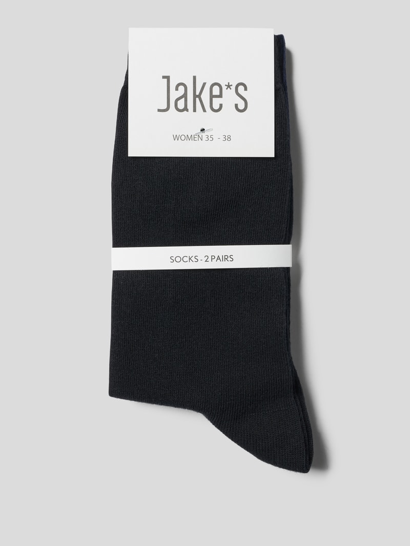 Socken im 2er-Pack in schwarz