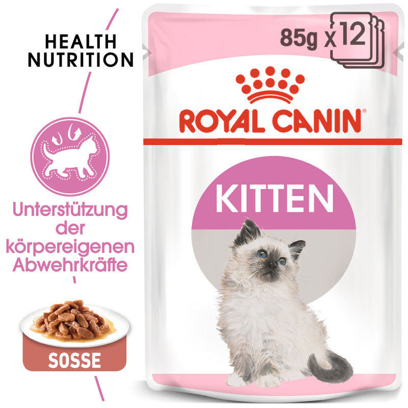 ROYAL CANIN Nassfutter ROYAL CANIN Kitten 12x85g in Soße