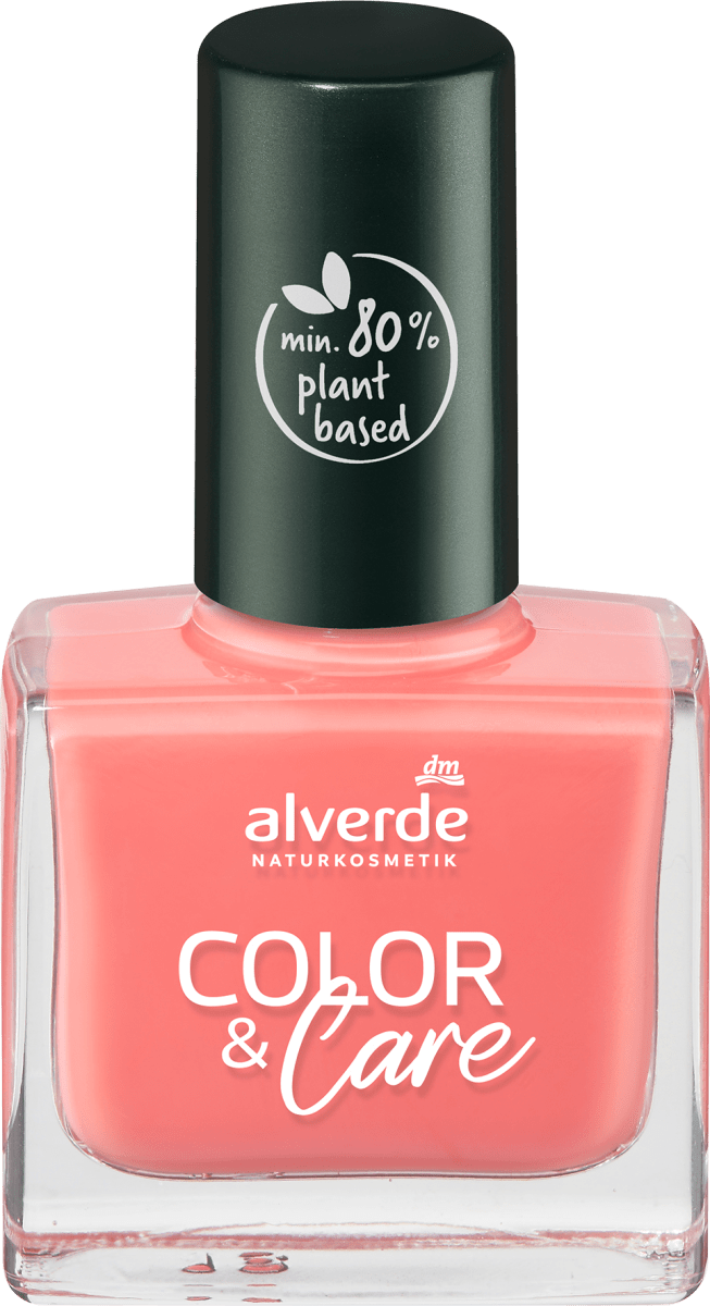 Nagellack Color & Care Nail Polish 80 Peach Coral, 10 ml