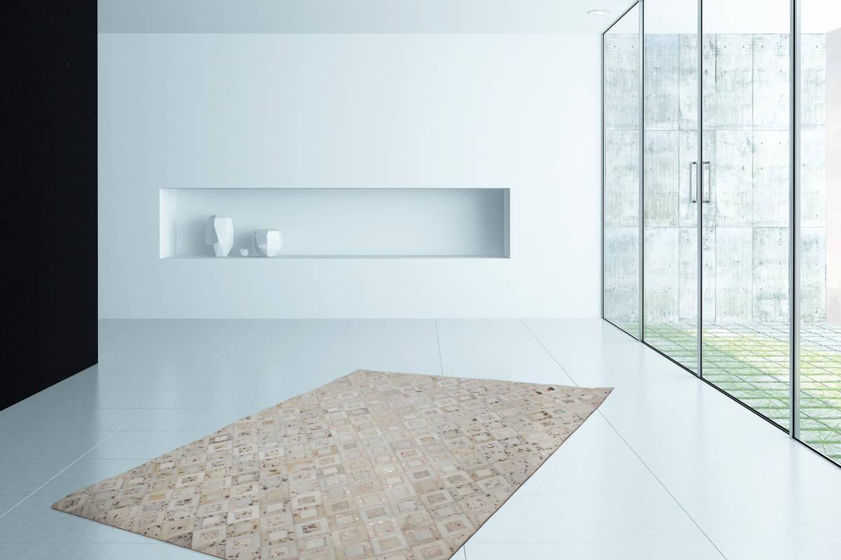 Kayoom Spark 110 Elfenbein / Chrom 160cm x 230cm