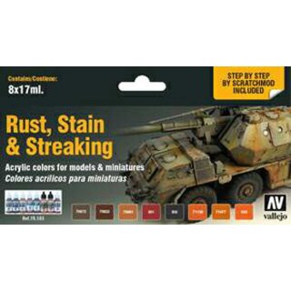 Vallejo Model Color: Staining, Rust & Streaking (8)