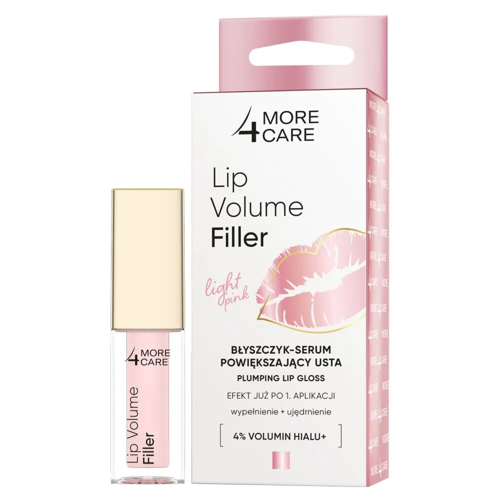 More4Care Lip Volume Filler Læbefyldende Serum, Blank Pink